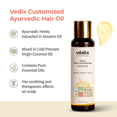 Ahuta Root Stimulating Ayurvedic Hair Oil